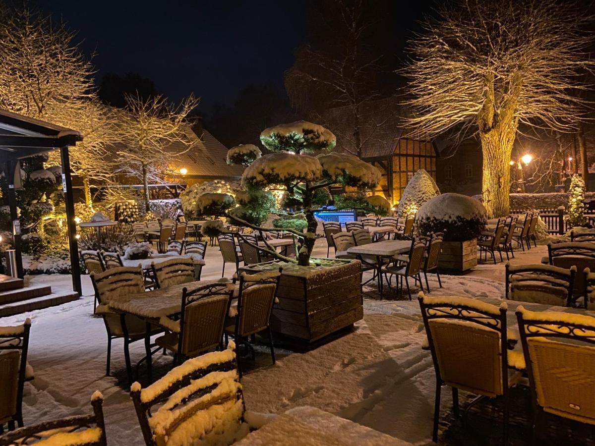 Klosterschänke Hude Hotel Ferienwohnungen Restaurant Café Esterno foto